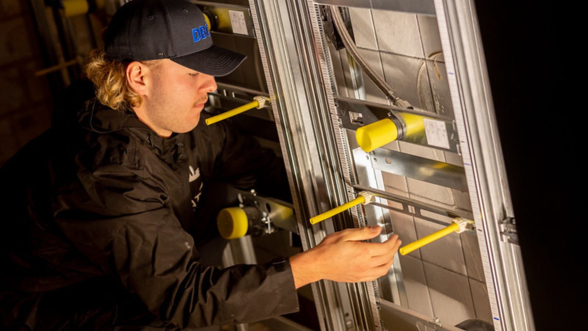IWSH plumber working on system